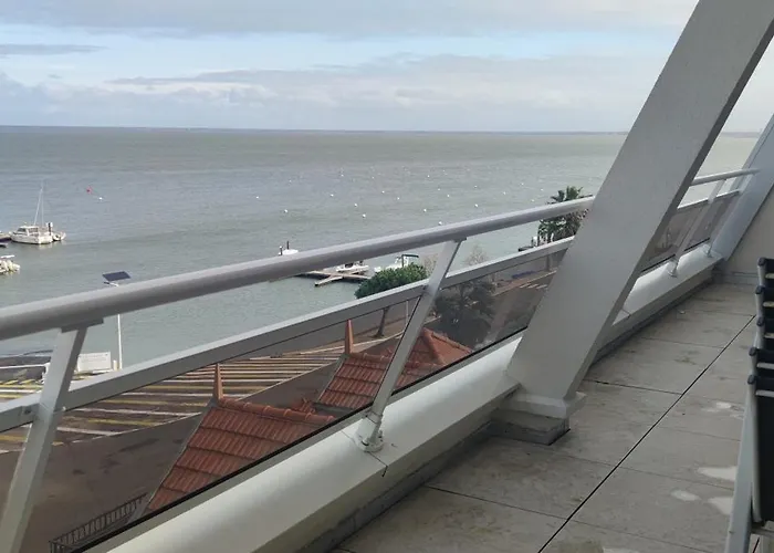 L'ancre D'or Port - Vue Exceptionnelle - A 2 Min - Parking Daire Arcachon